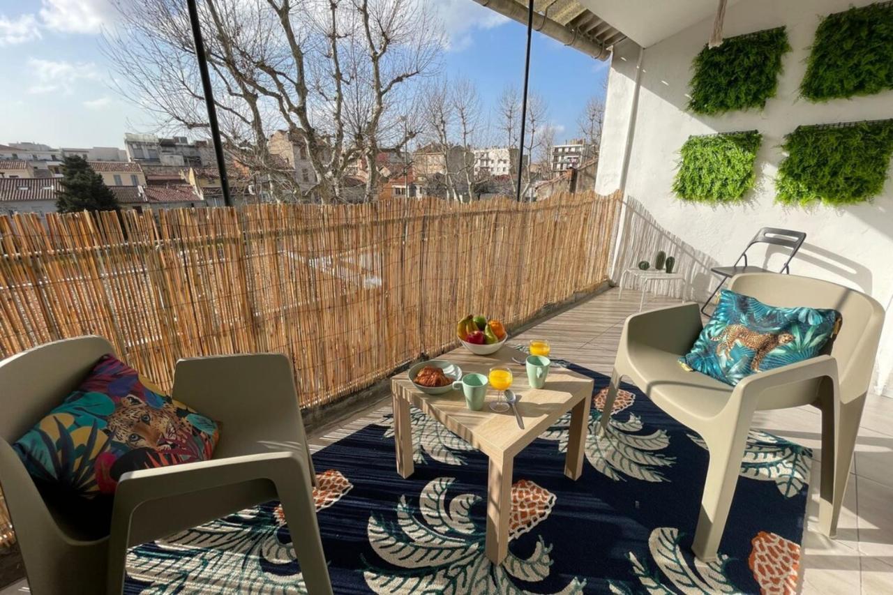 Le Jungle By Anderslocationterrassewifi-Netflix Apartman Marseille Kültér fotó